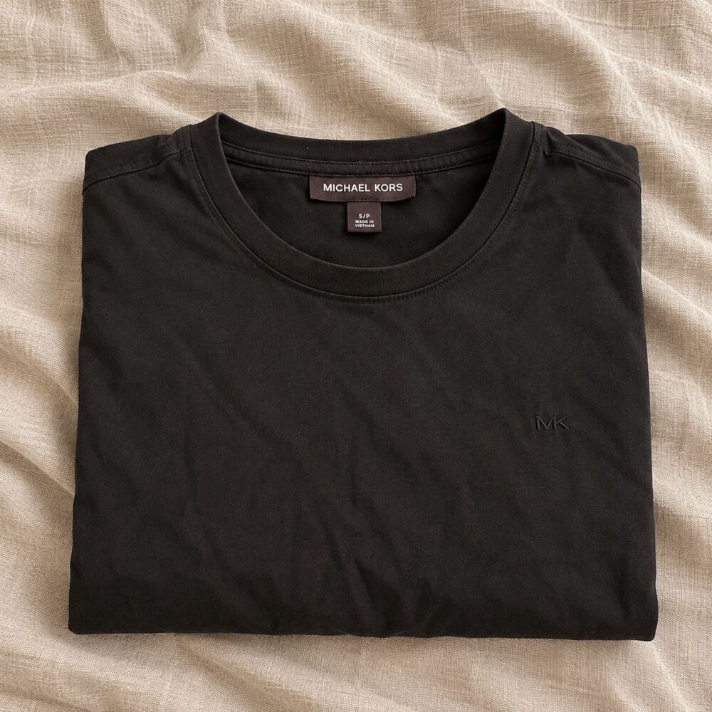 Michael Kors Black Minimalist Logo T-Shirt